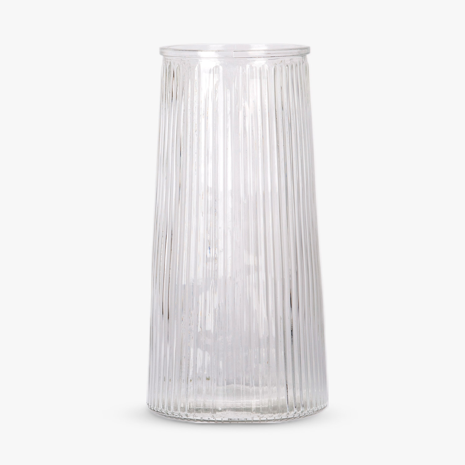 Tall Ribbed Vase | Haute Florist