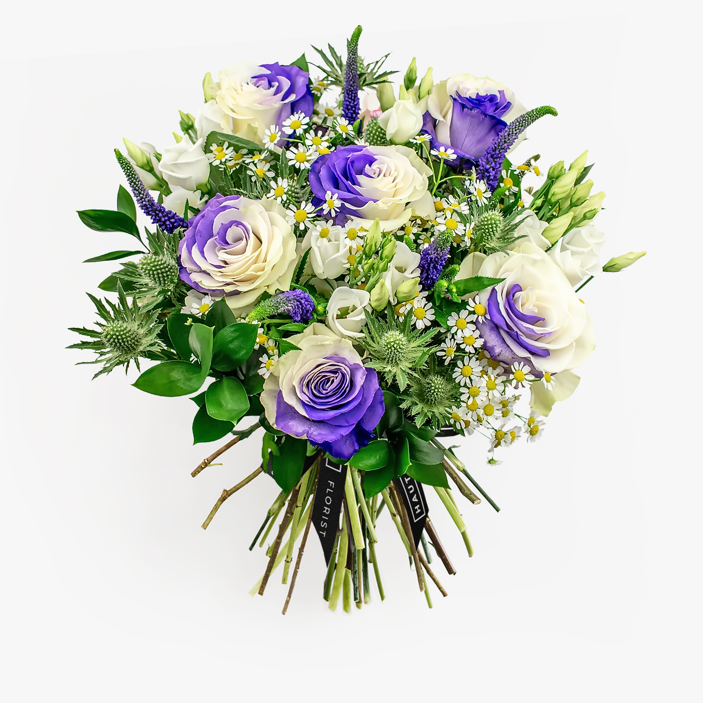 Azure Blue Roses Haute Florist