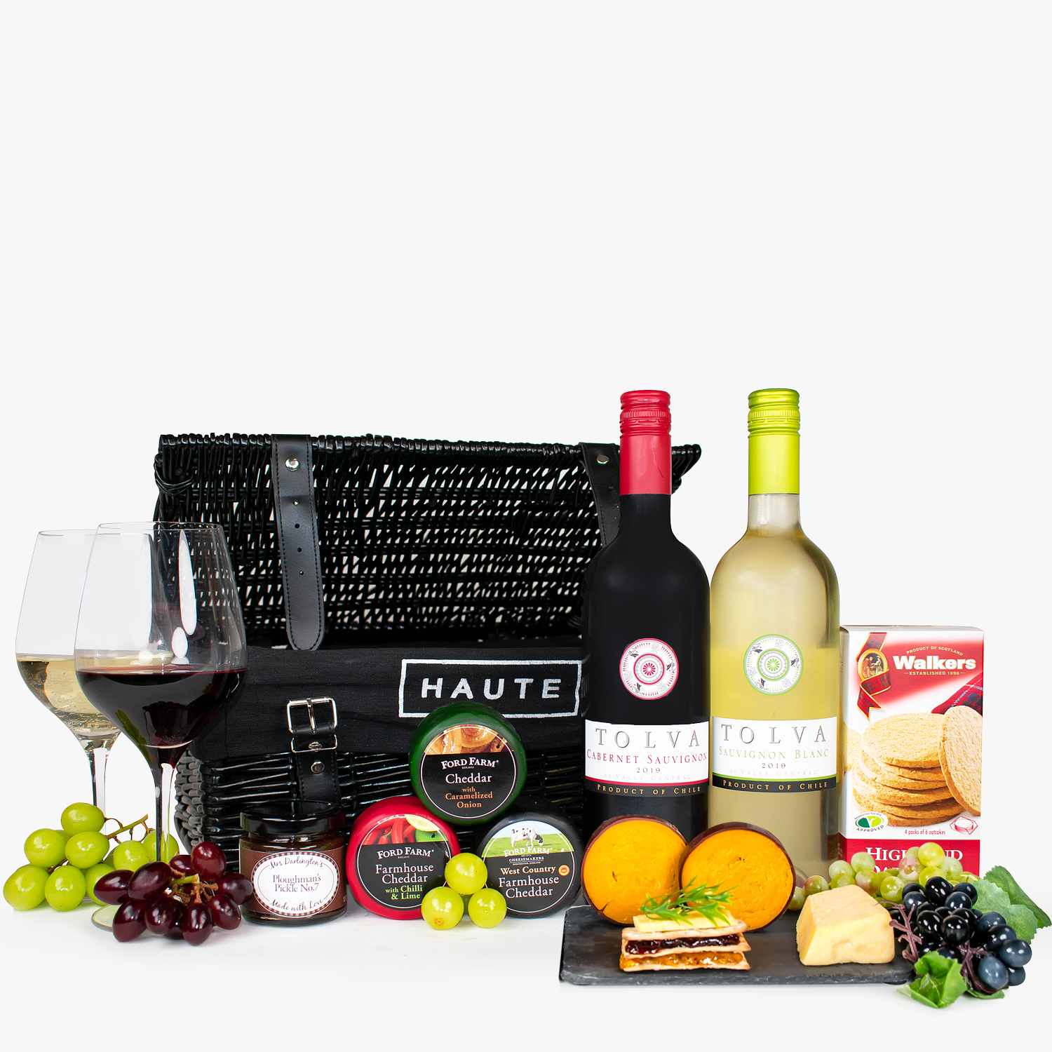 Artisan Cheese & Wine Hamper Haute Florist
